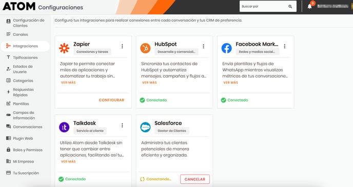 Integraciones