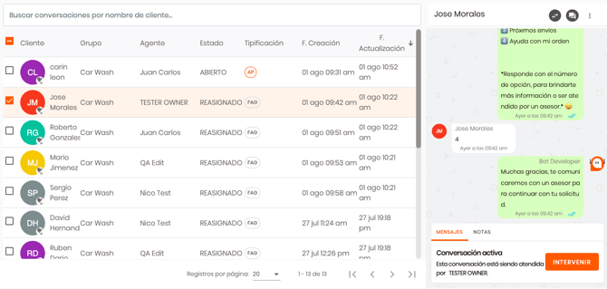 KB - Módulo de seguimiento