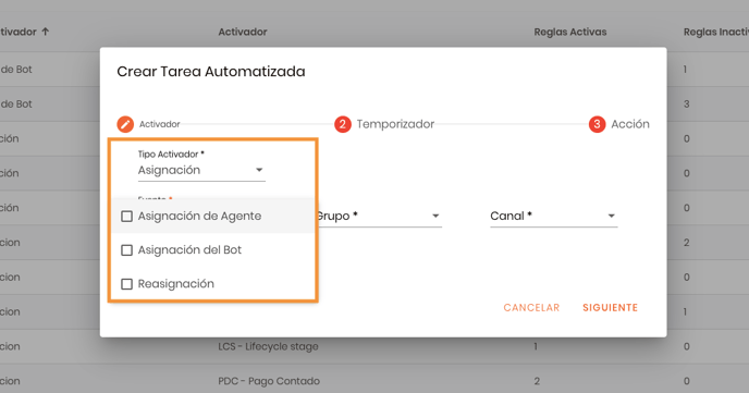 tareas automatizadas